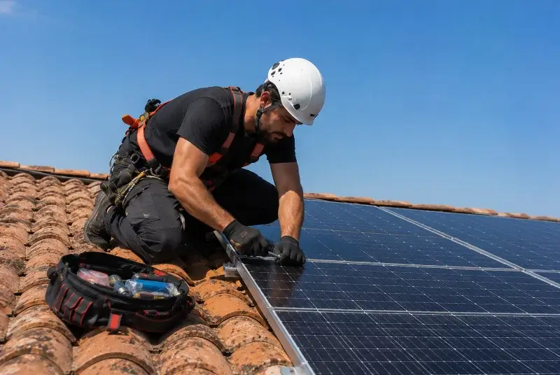 Maintenance et monitoring de panneaux solaires à Morières-lès-Avignon